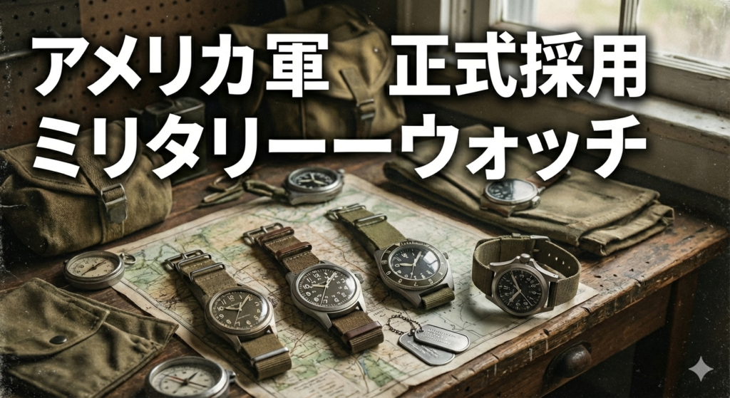 アメリカ軍に正式採用された最強ミリタリーウォッチ9選を徹底解説